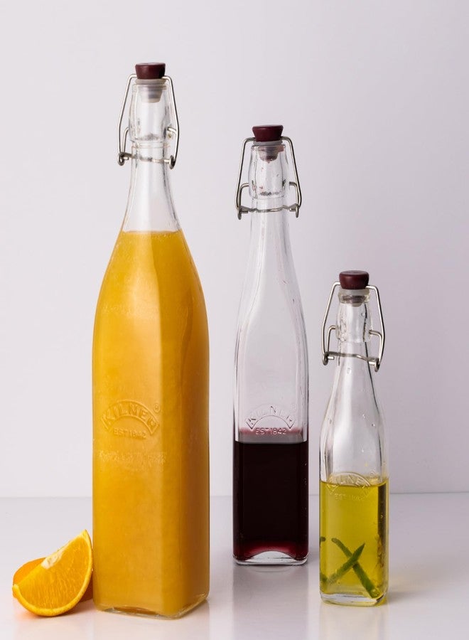 Kilner EST 1842 Premium Clip top Preservative Bottle for thinkitchen, and Canister with Air Tight Lid, 1 Litre - Image 4